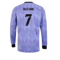 Real Madrid Eden Hazard #7 Fotballklær Bortedrakt 2022-23 Langermet
